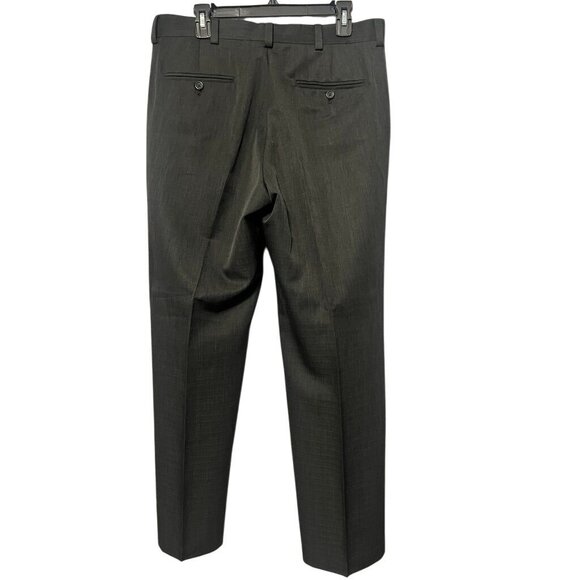 Kenneth Cole Reaction Mens Dress Pants 34X32 Gray Cotton - Picture 2 of 5